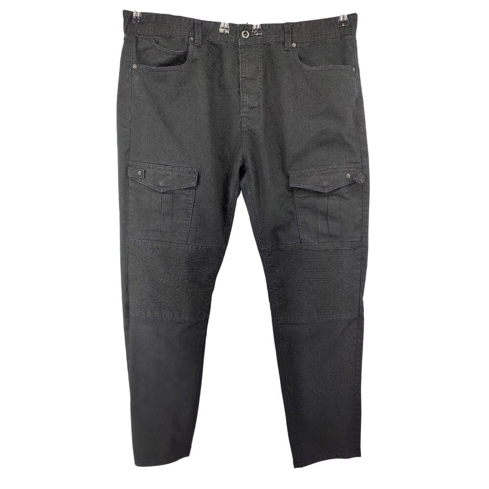 Sean John Men's Black Mercer Slim Straight Jeans Size 42W